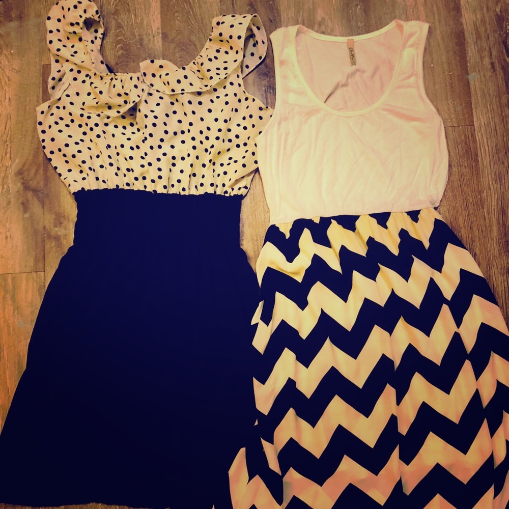 Two great Dress - Ivory/Black - S 🌸